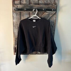 Women's Nike Centre Swoosh Cropped Crewneck